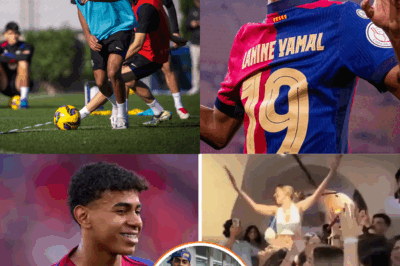 Yamal : Les images les plus récentes de son entraînement et les photos d’une nouvelle jeune femme venue l’encourager dans les tribunes choquent le public — il s’agit d’un célèbre top-modèle.