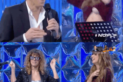 Scène choquante dans N’oubliez pas les paroles : Une choriste dévoile un sein, Nagui réagit avec humour : ‘Merci pour ce moment de bonheur !’