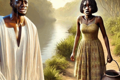 Elle rencontra un fantôme en pleurs près du ruisseau. Il la supplia de venger sa mort.