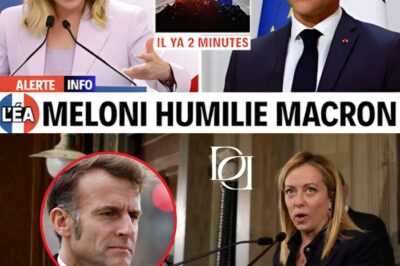 La Gifle Historique : Macron « Humilié » en Direct par Meloni, L’Europe Sidérée Par La Chute Du Leader Français