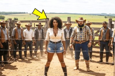 14 hommes de main encerclent la cowgirl dans l’enclos — la suite choque tout le monde !