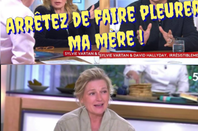 ðŸ˜ðŸ’”Sylvie Vartan en larmes face à son fils David Hallyday en direct dans C à vous…
