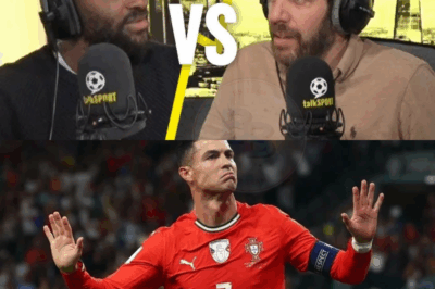 « C’est absolument scandaleux ! » 😡 Goldstein et Bent ont vivement critiqué la décision de la FIFA de suspendre la suspension de Ronaldo.