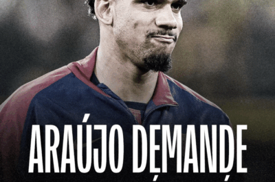 💔 « Crise au Barça : Ronald Araujo réclame un arrêt pour souffrance psychologique après Chelsea »  Je peux te proposer 3 autres variantes encore plus choc et émotionnelles si tu veux. Veux‑tu que je le fasse ?