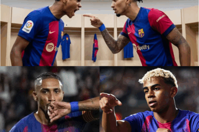 🔥 « Explosion Au Barça ! » – Raphinha Fait Trembler Le Vestiaire En Accusant Ouvertement Certains Coéquipiers D’être « Fantômes Dans Le Pressing », Déclenchant Une Tempête De Polémiques Après La Victoire Contre Alavés. Sa Phrase Choc – « Je suis épuisé de courir pour ceux qui ne bougent pas » – Laisse Entrevoir Un Conflit Interne Bien Plus Profond Que Ce Que Le Club Ne Veut Admettre… Et Le Moment Exact Que Le Brésilien Décrit Fait Déjà Trembler Tout Le Barça.