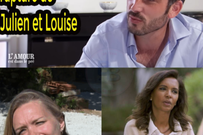 « COUP DE MASSUE » APRÈS QUATRE JOURS : L’excuse brutale de Louise fait exploser les anciens de L’amour est dans le pré – « C’est violent », l’onde de choc de la rupture de Julien.