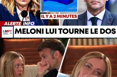 Macron humilié : le geste glacial de Meloni qui fait vaciller la France