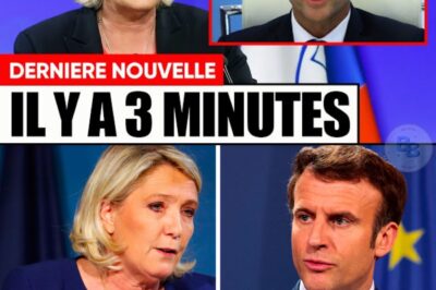 Trahison et Détournement : L’Accusation « Inimaginable » de Marine Le Pen Contre Emmanuel Macron Secoue la République