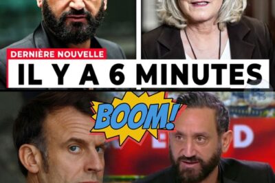 L’APPEL CHOC QUI DÉFIE L’ÉLYSÉE : CYRIL HANOUNA ET MARINE LE PEN SCÈNENT LE PIÈGE POUR « DÉGAGER MACRON »
