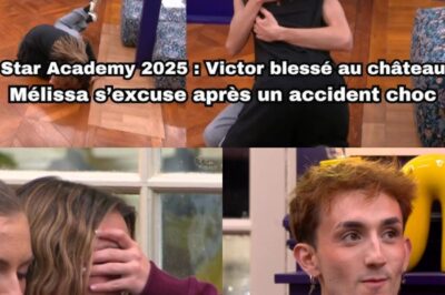 Star Academy : Victor victime d’un choc, Mélissa en larmes après l’incident