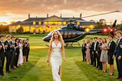 Ils ont invité la « perdante de la promo » à la réunion des 10 ans pour se moquer d’elle — elle est arrivée en hélicoptère