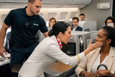 Une hôtesse de l’air gifle un PDG noir dans son propre jet privé ; dix minutes plus tard, elle licencie toute son équipe.