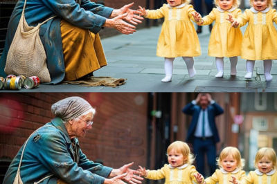 Les triplés du millionnaire ne parlaient pas… jusqu’à ce que la pauvre vieille femme sans-abri change tout.