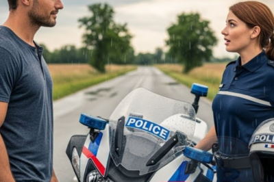 Père célibataire aide policière avec sa moto en panne,sans savoir qu’elle était son premier amour.