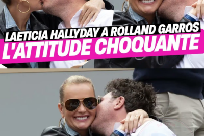 Polémique à Roland Garros : Laeticia Hallyday joue les bimbos de 15 ans.