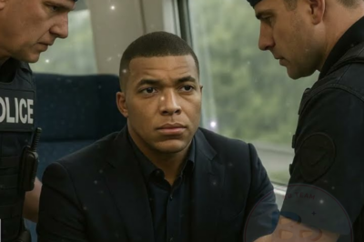 Mbappé Arrêté Par un Policier Dans le Train – La Réaction du Public Est Inattendue.