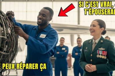 Répare-le, je t’épouse », raille le général. Mais le soldat novice noir le fait en un instant