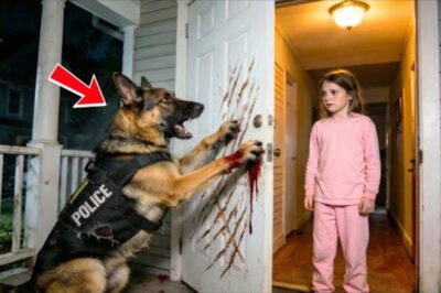 Un chien policier a frappé à plusieurs reprises à la porte d’une petite fille à 5 heures du matin – La raison vous brisera le cœur.