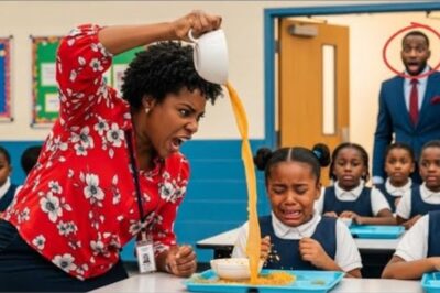 Un père rend visite à sa fille à la cantine de l’école — ce que la maîtresse faire le bouleverse…